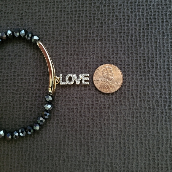 Alex and Ani "Love"❤️ Interchangeable🔄 Charm Stretch Bracelet - NIB - Picture 8 of 16